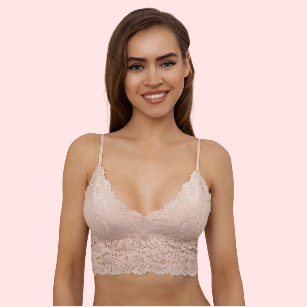PK2 Elegant Lace Bralette Tops – Sensual & Stylish