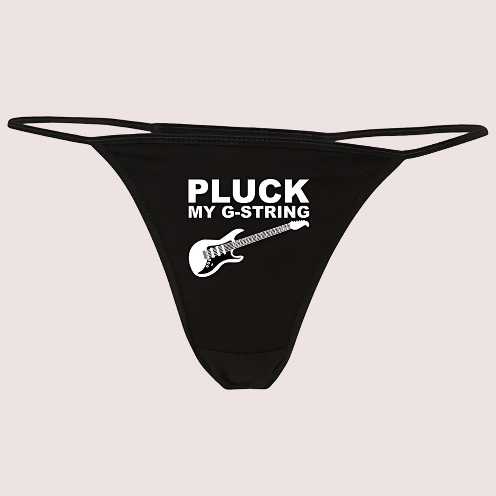 Midnight Mischief Printed Thong