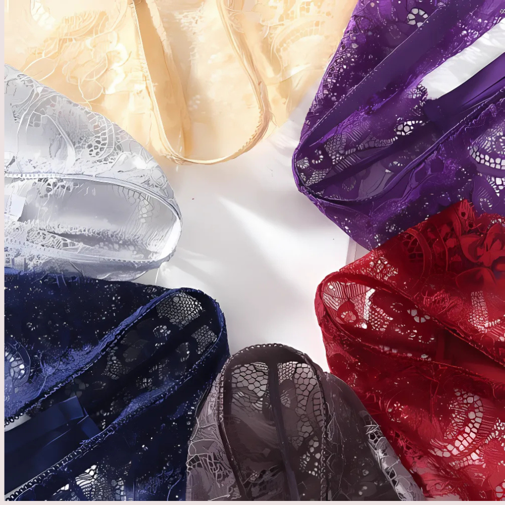 Women Sensual Lace Lingerie Briefs Thongs Panties