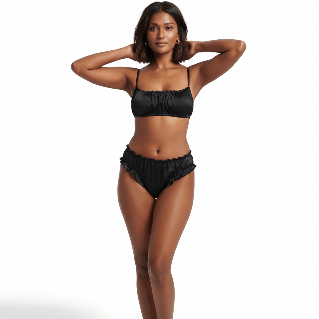Women's Pure Silk Bra Set