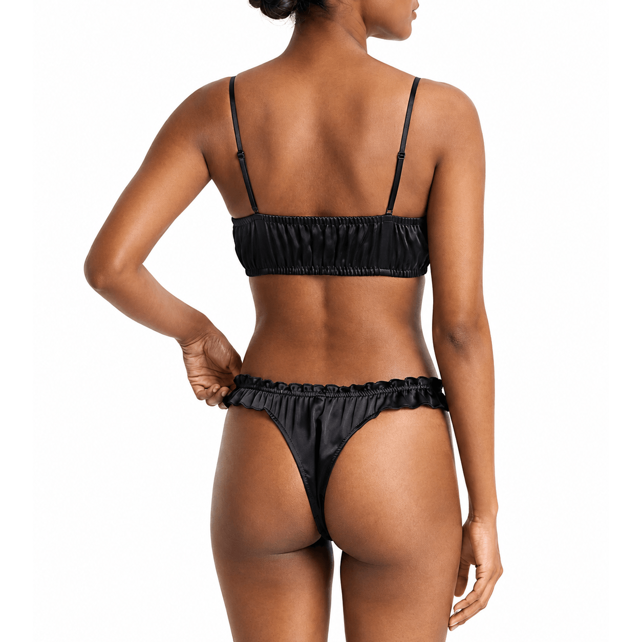 Women's Pure Silk Bra Set