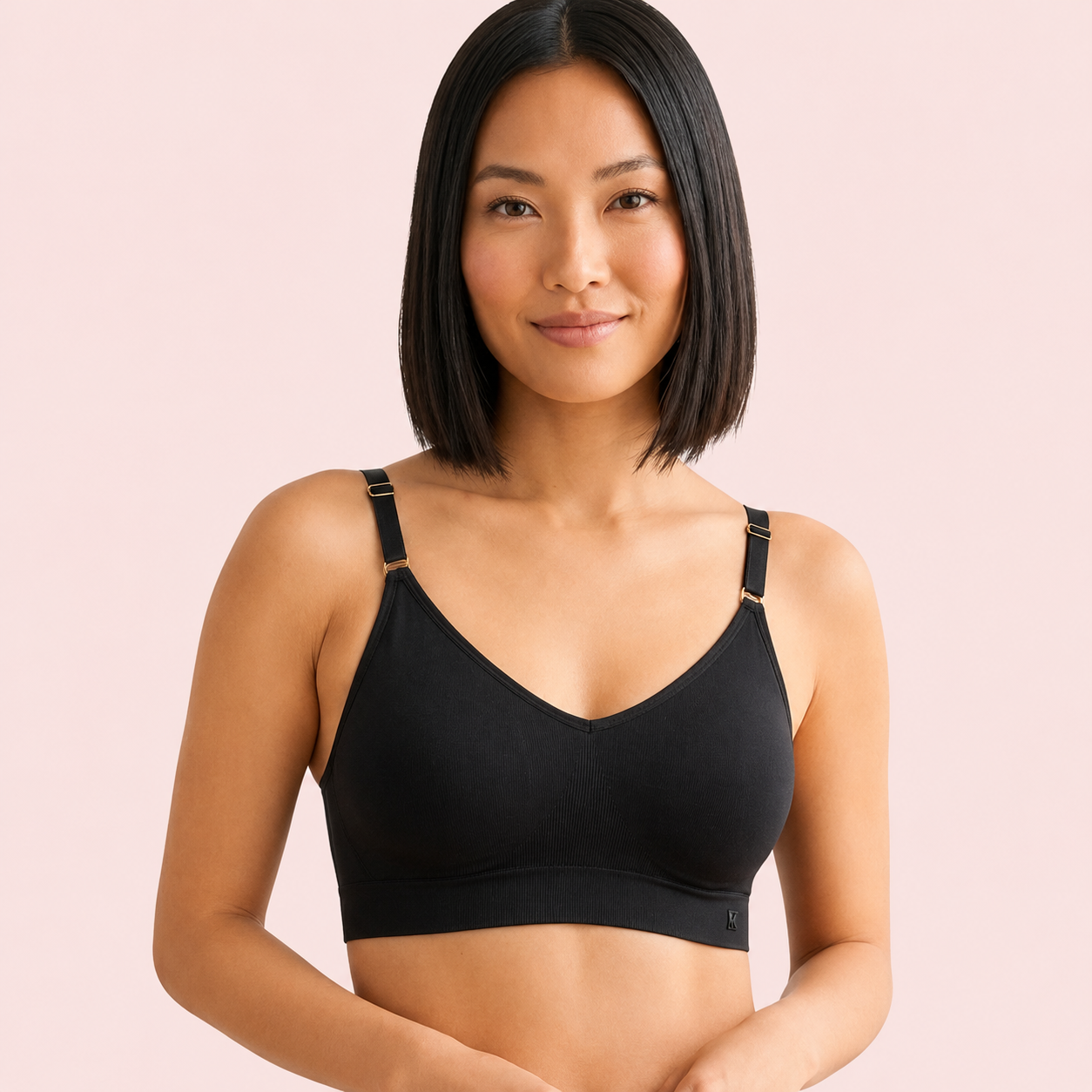 Women's Seamless Non-Padded Wire-Free Everyday Comfort Bra