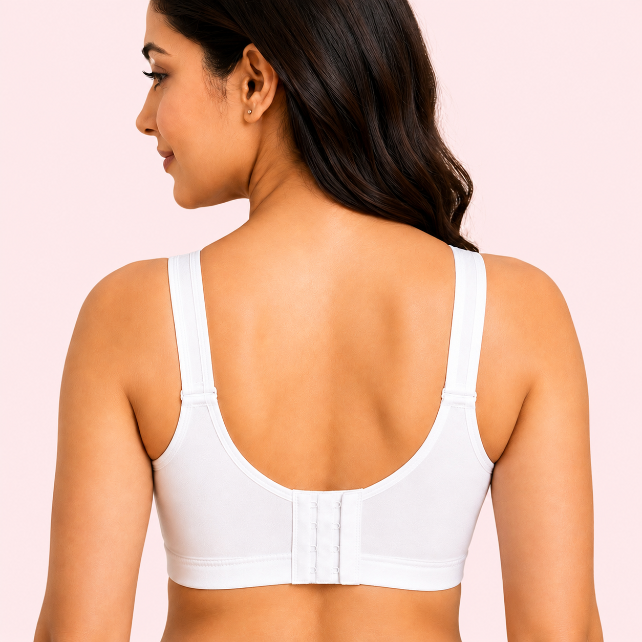 Women's Full Coverage Non-Padded Wire-Free Support Bra