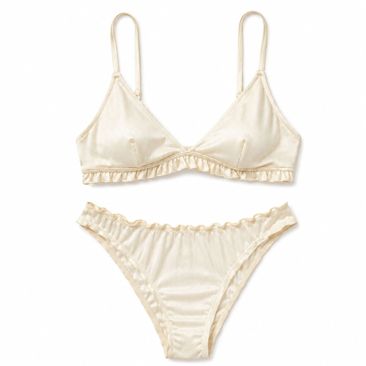 Women's Pure Silk Bra Set