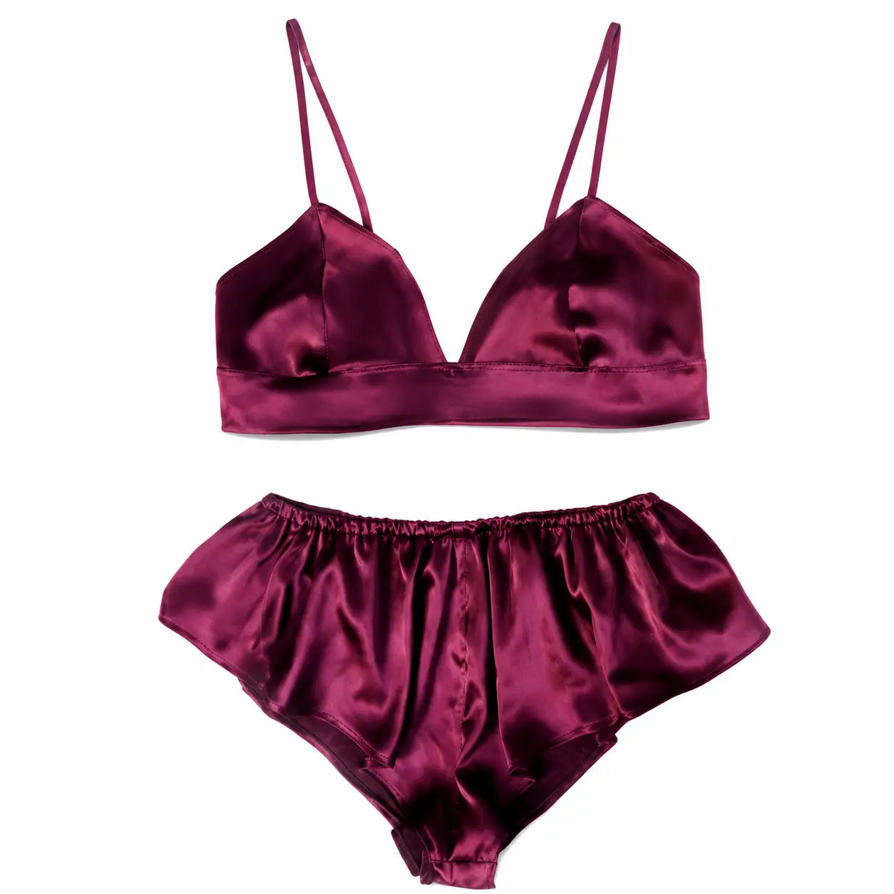 Women's Pure Silk Bra Set