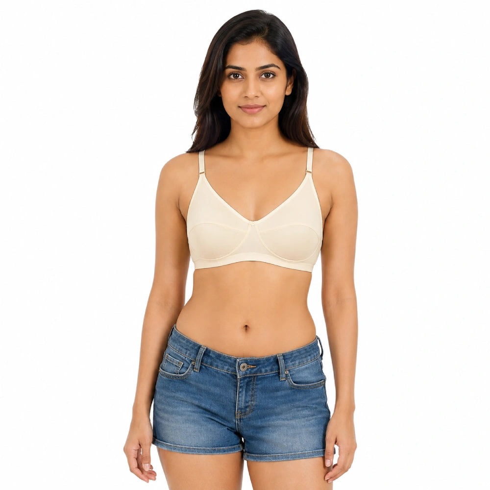 Women's Everyday Comfort Non-Padded Wire-Free Full Coverage Bra