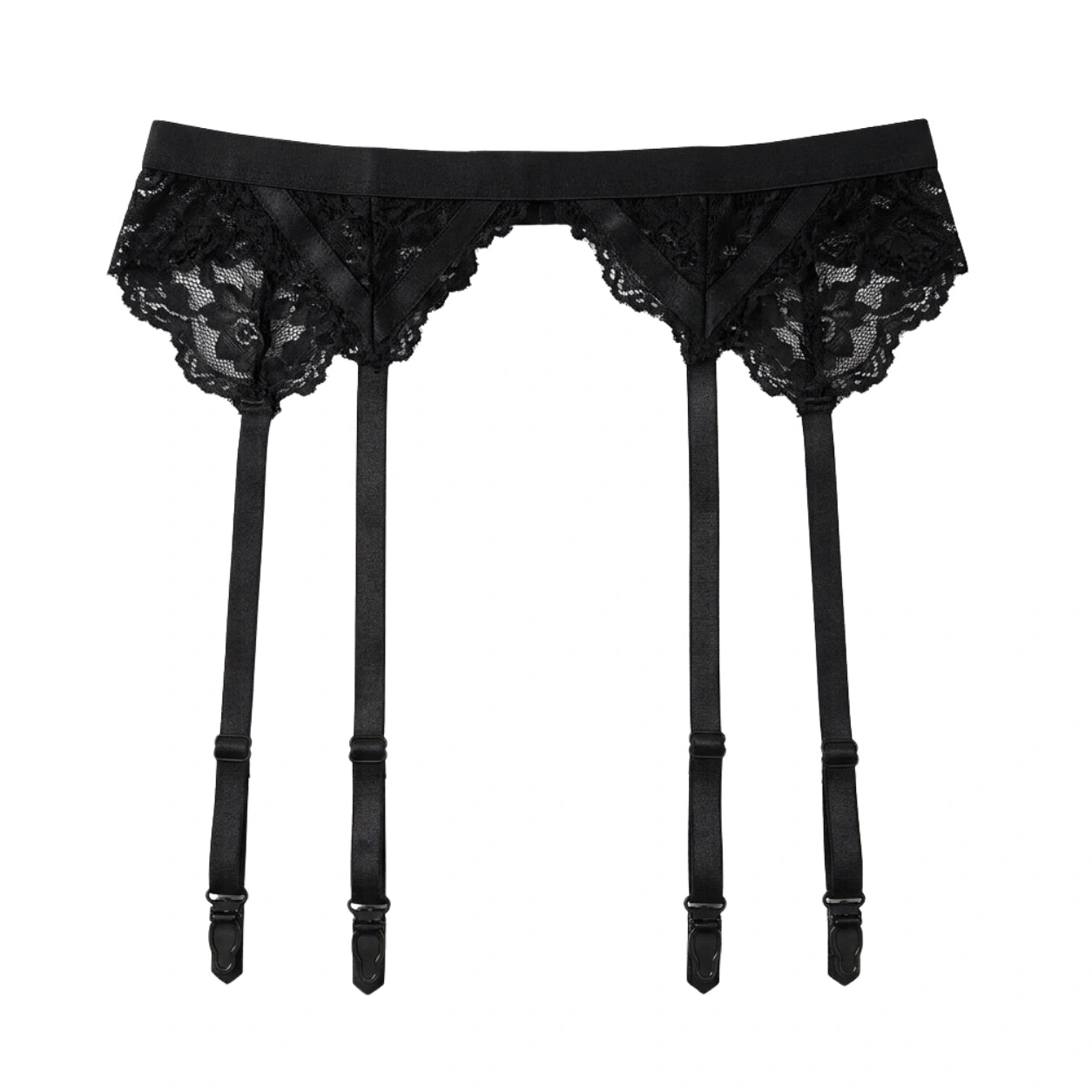 Women's Floral Lace Adjustable Garter Belt for Stockings