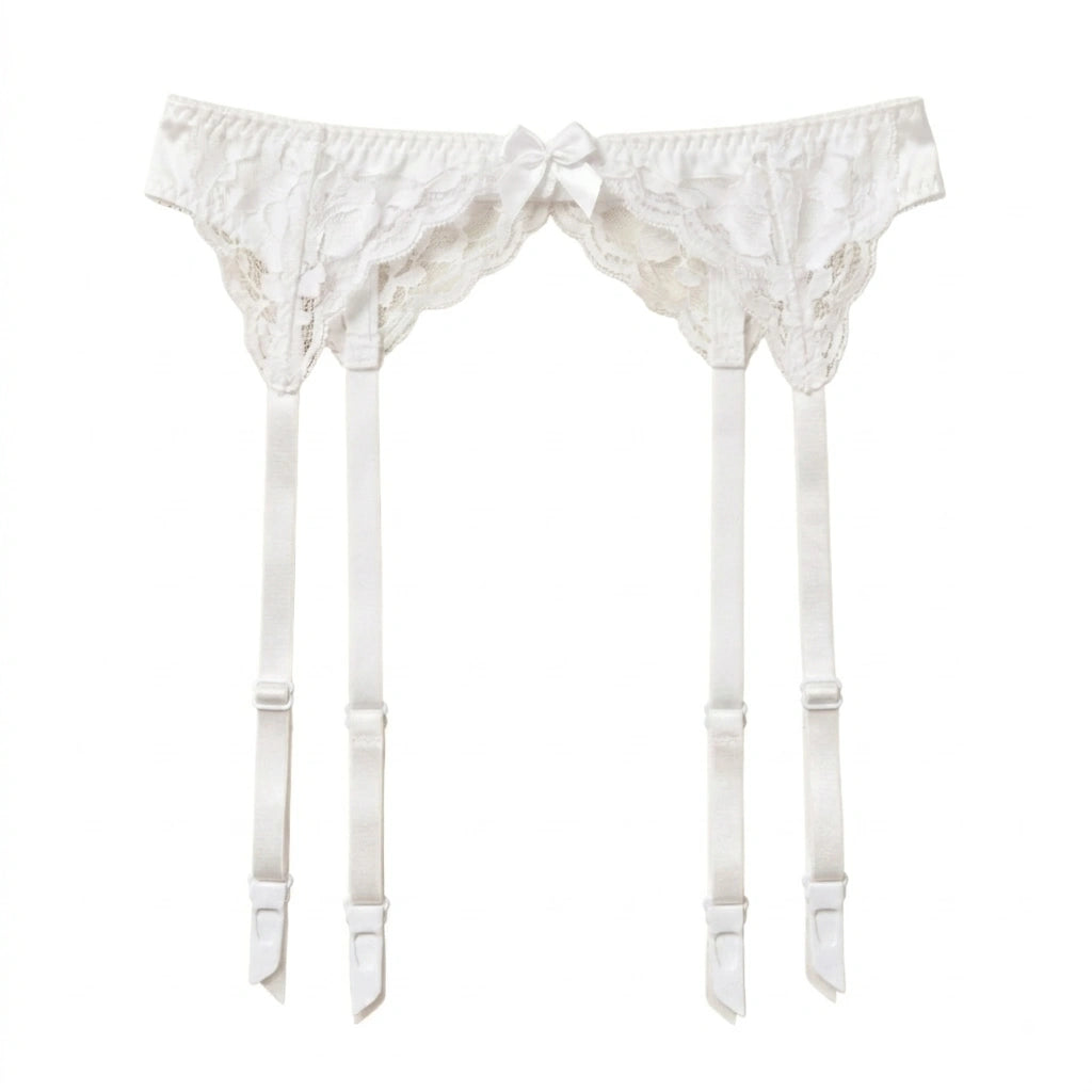 Women's Floral Lace Adjustable Garter Belt for Stockings