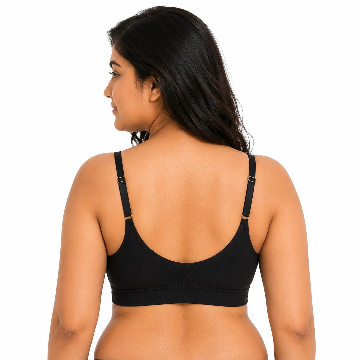 Women's Seamless Non-Padded Wire-Free Everyday Comfort Bra