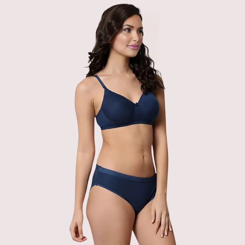 Classic Cotton Sensual Bra &amp; Panty Set (2 pack)