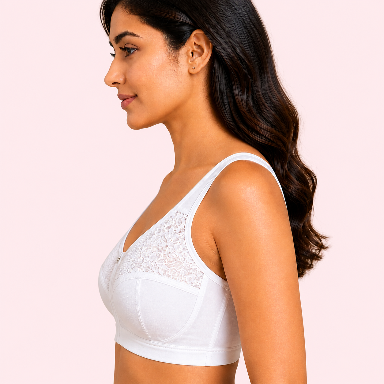 Women's Full Coverage Non-Padded Wire-Free Support Bra
